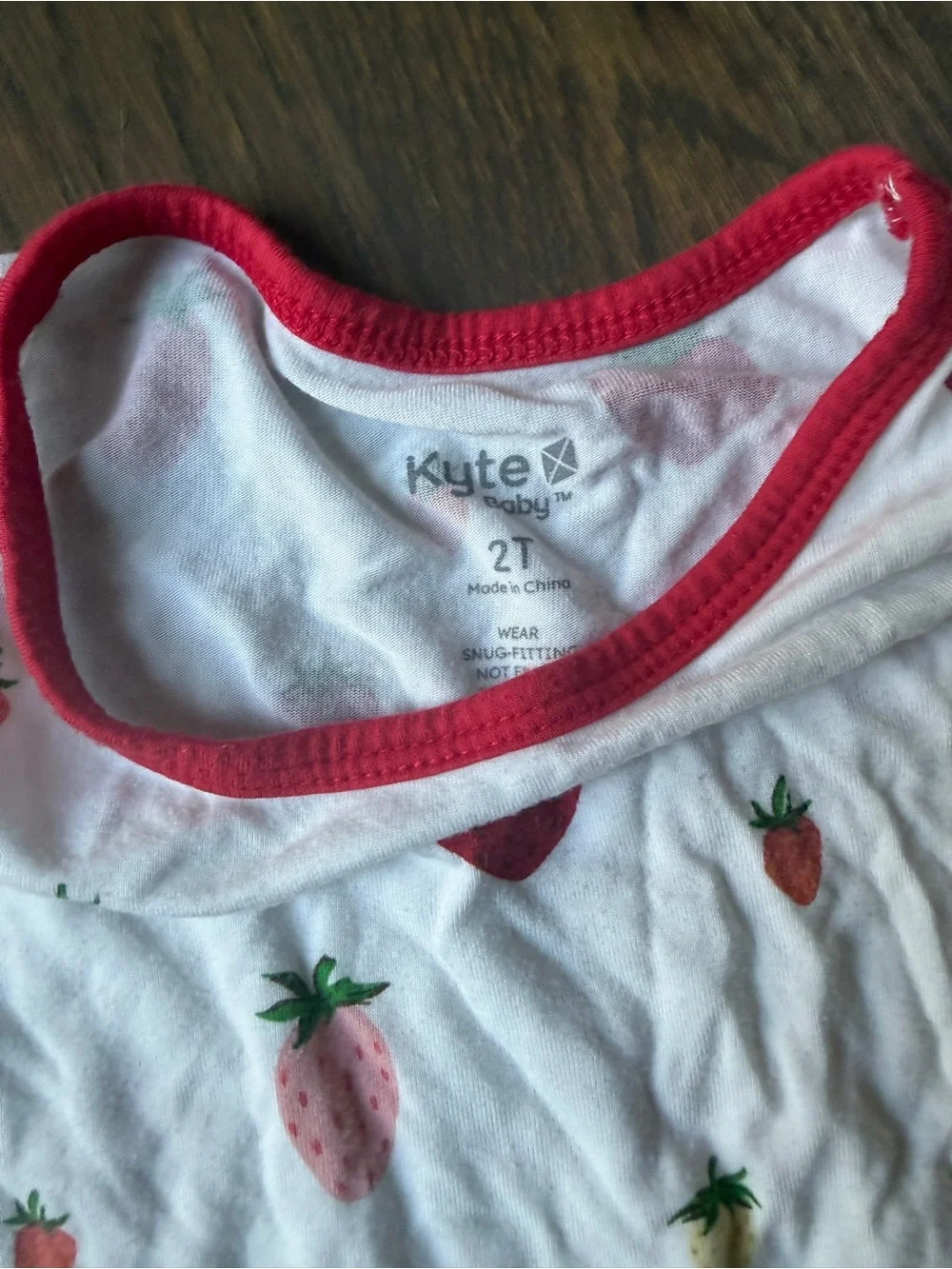 Kyte Baby Girls White and Pink Strawberry & Unicorn Short Pajama Sets
